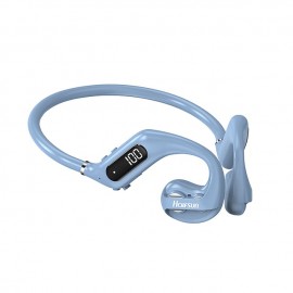 Bone Conduction Earphone bluetooth V5.3 Low Latency 13mm Dynamic Driver HiFi Stereo 200mAh LED Battery Display IPX6 Waterproof Outdoors Sports Earhooks Headset
