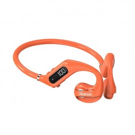 Bone Conduction Earphone bluetooth V5.3 Low Latency 13mm Dynamic Driver HiFi Stereo 200mAh LED Battery Display IPX6 Waterproof Outdoors Sports Earhooks Headset

