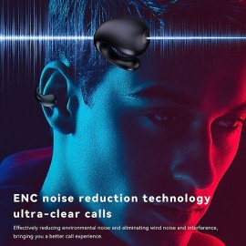 Q92 TWS Wireless Headset Clip On Ear Bluetooth Earphone With Mic Touch Ear-Clip Earring Earbuds Hifi Bass Sport Music Headphones
