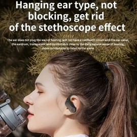 RD03 Bluetooth Headset Hanging Ear Sports Noise Cancelling HIFI Sound Quality
