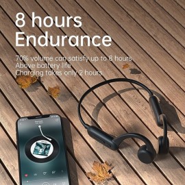 Bone Conduction Bluetooth Earphone X18 Pro Wireless Headphones IPX8 Swimming IPX4 Waterproof Headset Built-in 8GB
