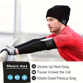 Stocking Stuffers For Men Women Wireless Beanie Hat With Headphones Birthday Presents Unique Gift Idea For Men Dad Husband Him
