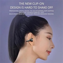 Sport Bluetooth Headphones Noise Cancelling Wireless Headsets Gaming Earphones Not in Ear Stereo Earbuds Led Power Display Charging Case for Smartphone
