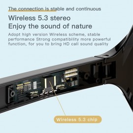 F07 Smart Glasses Headphones, Wireless Earphone Bluetooth 5.0 Eyeglasses Outdoor Sports Earphone Talk Music Anti-blue Glasses

