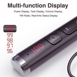 3 In1 Bluetooth 5.0 Earphone Wireless Bluetooth Headset with Microphone Magnetic Neckband Earphones Waterproof Sports In-ear Headphone Support TF Card FM Mode
