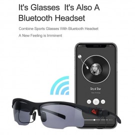 Smart Bluetooth 5.0 Eyelasses Polarized Lenses Men Women Sports Outdoor Glasses With In-Ear BT Earphones Headphones
