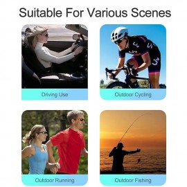 Smart Bluetooth 5.0 Eyelasses Polarized Lenses Men Women Sports Outdoor Glasses With In-Ear BT Earphones Headphones
