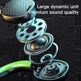 iMosi X6 Bone Conduction Headphone Ear Hook Bluetooth5.0 Sports Ergonomic Design Wireless Sports earbuds Handsfree Running Gaming Bluetooth Earphone
