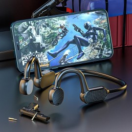iMosi X6 Bone Conduction Headphone Ear Hook Bluetooth5.0 Sports Ergonomic Design Wireless Sports earbuds Handsfree Running Gaming Bluetooth Earphone
