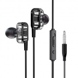 3.5mm 9D HiFi Wired Headphones With Bass Earbuds Stereo Earphones Music Headphones Sport Earphones Gaming Headset With Mic
