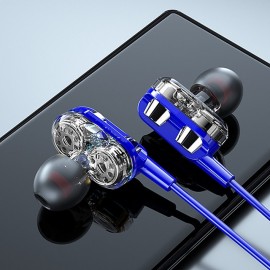 3.5mm 9D HiFi Wired Headphones With Bass Earbuds Stereo Earphones Music Headphones Sport Earphones Gaming Headset With Mic
