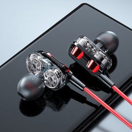 3.5mm 9D HiFi Wired Headphones With Bass Earbuds Stereo Earphones Music Headphones Sport Earphones Gaming Headset With Mic
