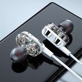3.5mm 9D HiFi Wired Headphones With Bass Earbuds Stereo Earphones Music Headphones Sport Earphones Gaming Headset With Mic
