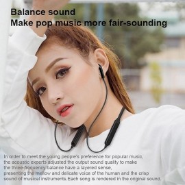 Bluetooth Headphones Neckband Wireless Headset Noise Cancelling Stereo Earbuds Sport Sweatproof Earphones with Mic for IPhone Android Phone
