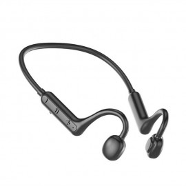 KS-15 Bone Conduction Bluetooth Headphone Sports Earphone Waterproof Wireless Headset With Mic Ear-hook TWS Bass Hifi Stereo
