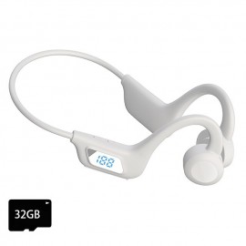 Sports Headphones Bone Conduction Earphones Wireless Bluetooth 5.2 Waterproof  Noise Reduction Headsets Mic MP3 Support SD Card
