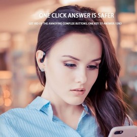 Painless Ear-hook Bluetooth 5.0 EDR Business Headphoneergonomic design Non-earplugs Wireless sport Earphone with Mic
