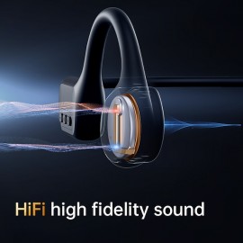 Bone Conduction Earphones Bluetooth Wireless IPX8 Waterproof MP3 Player Hifi Ear-hook Headphone With Mic & 32GB Memory Headset For Swimming
