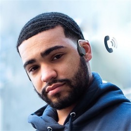 Wireless Bone Conduction TWS Audio Headphones Ear Mounted Sports Headphones Wireless Connection Sporty Waterproof Earless Design Long Battery Life Light Weight And Easy To Wear
