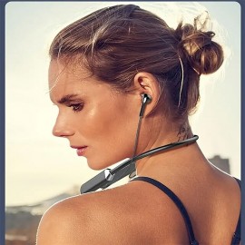 Neck Headphones Stereo Power Display BT Headphones Neck Neck Sports Headphones Christmas Gift For Women/Kids/Children/Men/Adults

