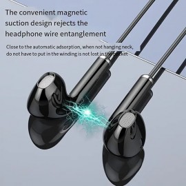 Neck Headphones Stereo Power Display BT Headphones Neck Neck Sports Headphones Christmas Gift For Women/Kids/Children/Men/Adults
