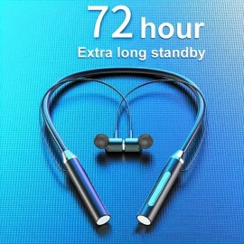 Neck Headphones Stereo Power Display BT Headphones Neck Neck Sports Headphones Christmas Gift For Women/Kids/Children/Men/Adults
