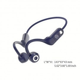 Wireless 5.3 Headset Wireless Earphones TWS Earphone Waterproof Neckband Air Conduction Earbuds 3D Stereo For Sports Running Movie Music Compatible With All Phones For IPhone Android Samsung
