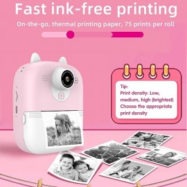 2.4inch P2 children print camera 800mA Thermal Printer Kids Digital Photo Camera
