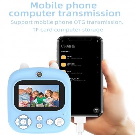 2.4inch P2 children print camera 800mA Thermal Printer Kids Digital Photo Camera
