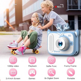 Mini Portable Digital Camera For Children Dual Hd Video Recorder/general Definition 2000w Single Camera Pixels For Children Gift For Children

