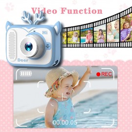 Mini Portable Digital Camera For Children Dual Hd Video Recorder/general Definition 2000w Single Camera Pixels For Children Gift For Children
