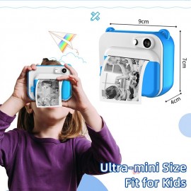 Children's Instant Print Camera 32G With Thermal Printer Kids Digital Photo Camera Girl's Toy Child Camera Video Boy's Birthday Christmas Gift
