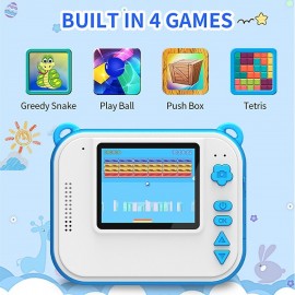 Children's Instant Print Camera 32G With Thermal Printer Kids Digital Photo Camera Girl's Toy Child Camera Video Boy's Birthday Christmas Gift
