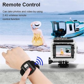 4K Ultra HD Action Camera 4K/30fps WiFi 2 inch 170D Underwater Waterproof Helmet Video Recording Sport Cameras Outdoor Camcorders
