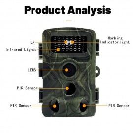 36MP 1080P PR3000 Trail Camera With Night Vision Motion Activated 0.2S Trigger Time Waterproof Outdoor Wildlife Hunting Camera

