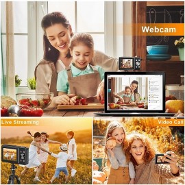 Digital Camera FHD 1080P Digital Camera for Kids Video Camera with 32GB SD Card 16X Digital Zoom Compact Point and Shoot Camera Portable Small Camera for Teens Students Boys Girls Seniors
