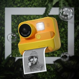 Kids Instant Print Camera Thermal Printing Camera for Children 1080P HD Video Digital Photo Camera Toys Boy Girls Birthday Gift
