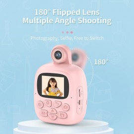 Children's Instant Print Camera With Thermal Printer Kids Digital Photo Camera Girl's Toy Child Camera Video Boy's Birthday Gift