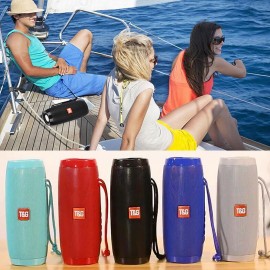 Wireless Speaker Bluetooth-compatible Speaker Microlab Portable Speaker Powerful High Outdoor Bass TF FM Radio with LED Light
