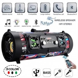 New USB /AUX/ TF Card Phone PC Subwoofer Speakerphone Wireless Bluetooth Portable Speaker Surround Stereo Outdoor Speaker
