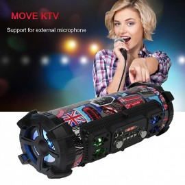 New USB /AUX/ TF Card Phone PC Subwoofer Speakerphone Wireless Bluetooth Portable Speaker Surround Stereo Outdoor Speaker
