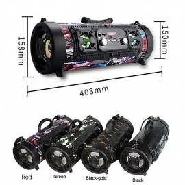 New USB /AUX/ TF Card Phone PC Subwoofer Speakerphone Wireless Bluetooth Portable Speaker Surround Stereo Outdoor Speaker
