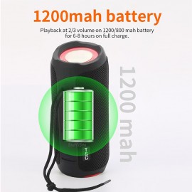 TG227 Portable Bluetooth Speaker Wireless Bass Subwoofer Waterproof Outdoor Column Boombox Music Center FM TFStereo Loudspeaker

