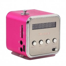 Mini Portable Stereo Audio Speaker Music Player FM Radio TF Card U Disk Support
