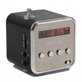 Mini Portable Stereo Audio Speaker Music Player FM Radio TF Card U Disk Support
