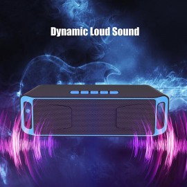 Portable Wireless Bluetooth Speakers Built-in 1800mAh Battery Power Bank Outdoor Portable TWS Speakers with Powerful Rich Bass Loud Stereo Sound 33ft Wireless Range HD Call Compatible with iPhone
