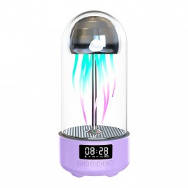 Mini Creative Speaker Mobile Mechanical Jellyfish Bluetooth Speaker Colorful Lamp Octopus Audio Home Desktop Ornaments Gift

