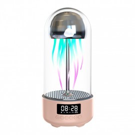 Mini Creative Speaker Mobile Mechanical Jellyfish Bluetooth Speaker Colorful Lamp Octopus Audio Home Desktop Ornaments Gift
