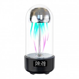 Mini Creative Speaker Mobile Mechanical Jellyfish Bluetooth Speaker Colorful Lamp Octopus Audio Home Desktop Ornaments Gift
