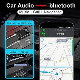 9 IN 1 bluetooth 5.0 Audio Transmitter Receiver Stereo Music Wireless Adapter 3.5mm AUX Jack FM Transmitter for Car TV MP3 PC

